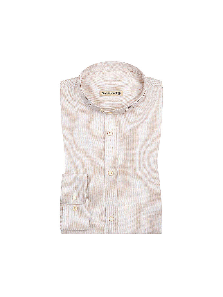 Camicia tradizionale LENZ cammello XS