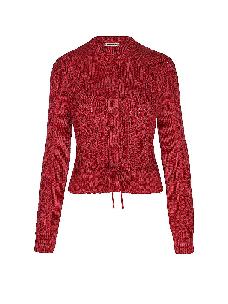 Cardigan tradizionale LENE rosso S