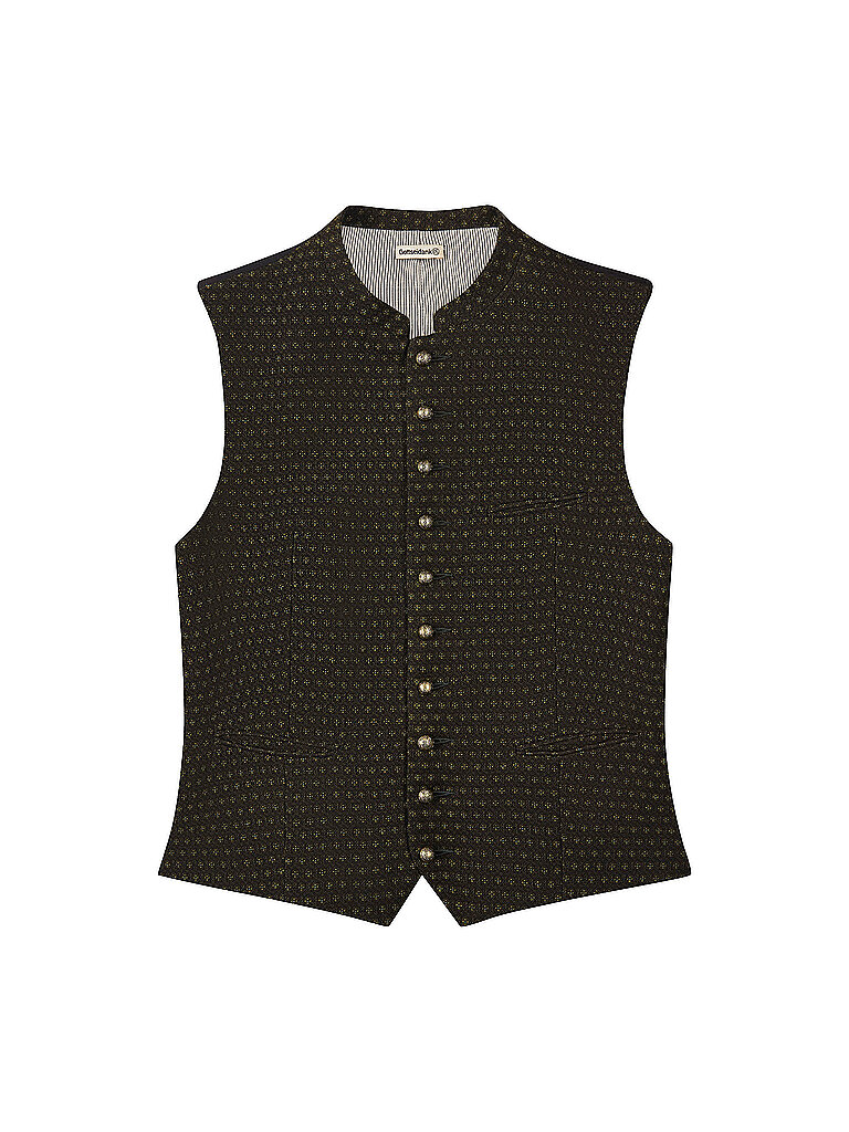 Gilet tradizionale KONSTANTIN verde scuro 52