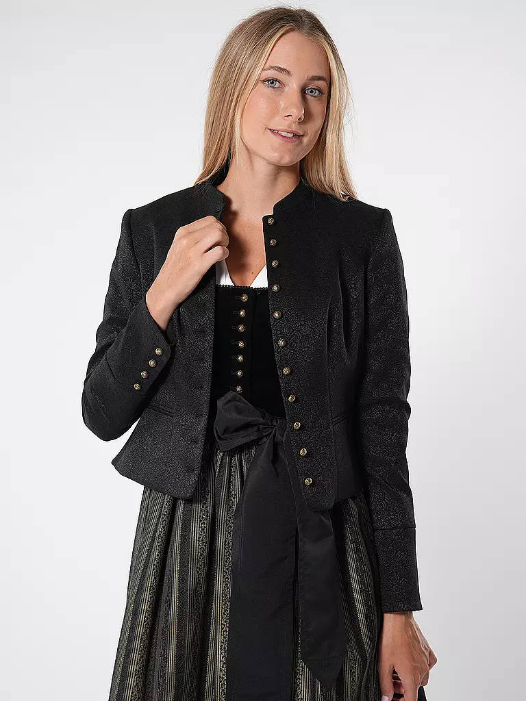 GOTTSEIDANK | Blazer tradizionale BARBARA | Nero