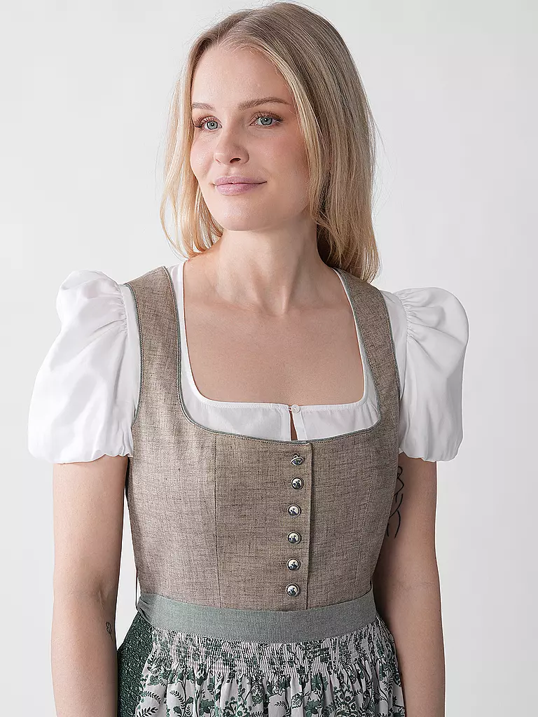 GOTTSEIDANK | Camicetta Dirndl | Crema