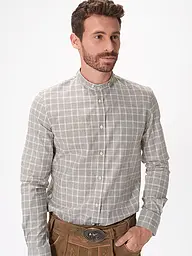 GOTTSEIDANK | Camicia tradizionale LENZ | Oliva
