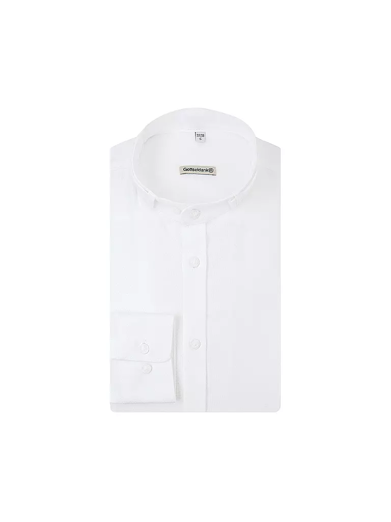 GOTTSEIDANK | Camicia tradizionale LENZ | Bianco