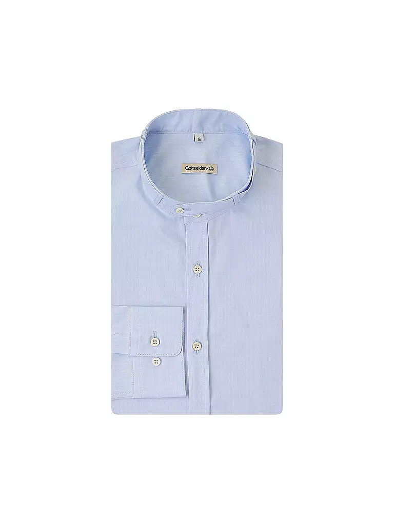 GOTTSEIDANK | Camicia tradizionale LENZ | Blu