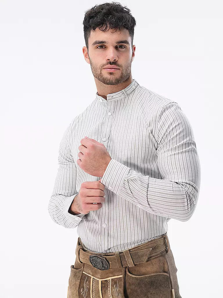 GOTTSEIDANK | Camicia tradizionale LENZ | Bianco