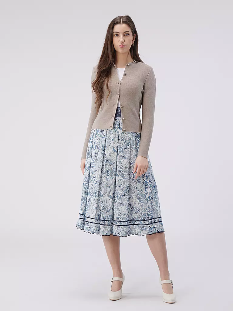GOTTSEIDANK | Cardigan tradizionale ALOISIA | Crema