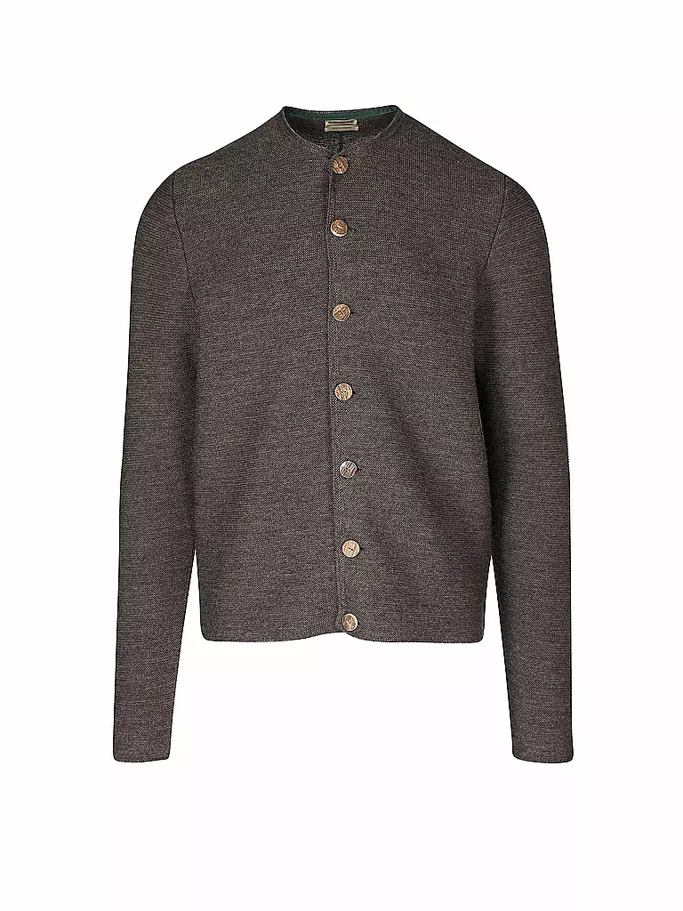 GOTTSEIDANK | Cardigan tradizionale ALOISIUS | Grigio