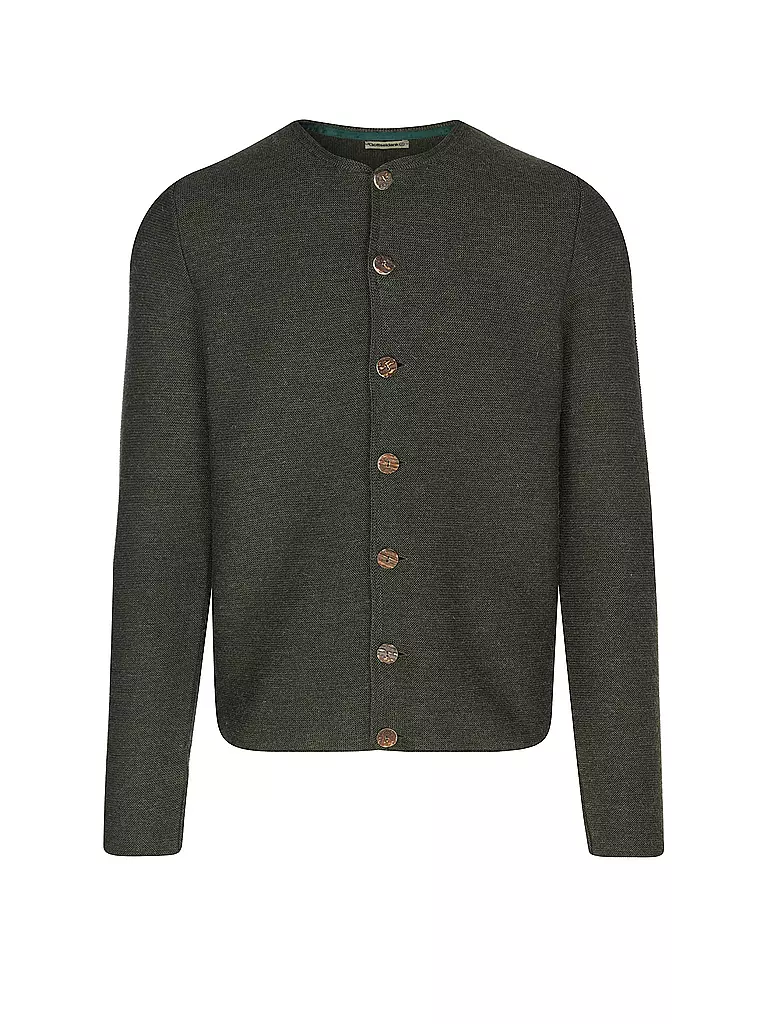 GOTTSEIDANK | Cardigan tradizionale ALOISIUS | Verde