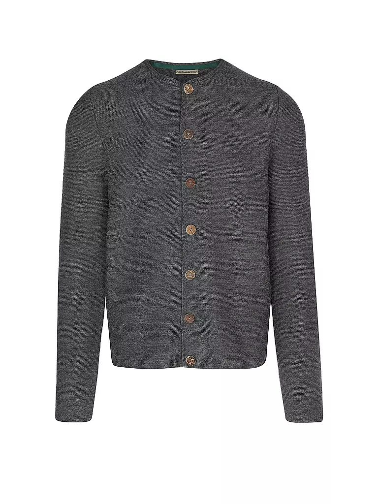 GOTTSEIDANK | Cardigan tradizionale ALOISIUS | Grigio