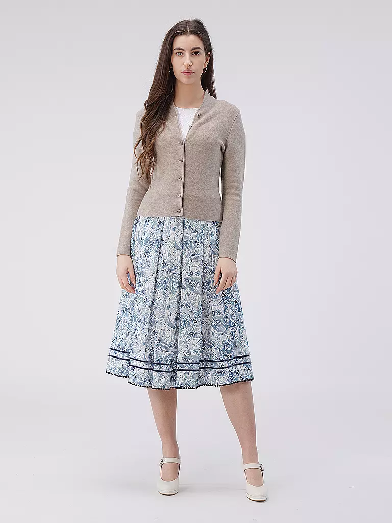 GOTTSEIDANK | Cardigan tradizionale ANNA slim fit | Crema