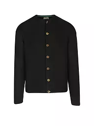 GOTTSEIDANK | Cardigan tradizionale Anselm | Verde scuro