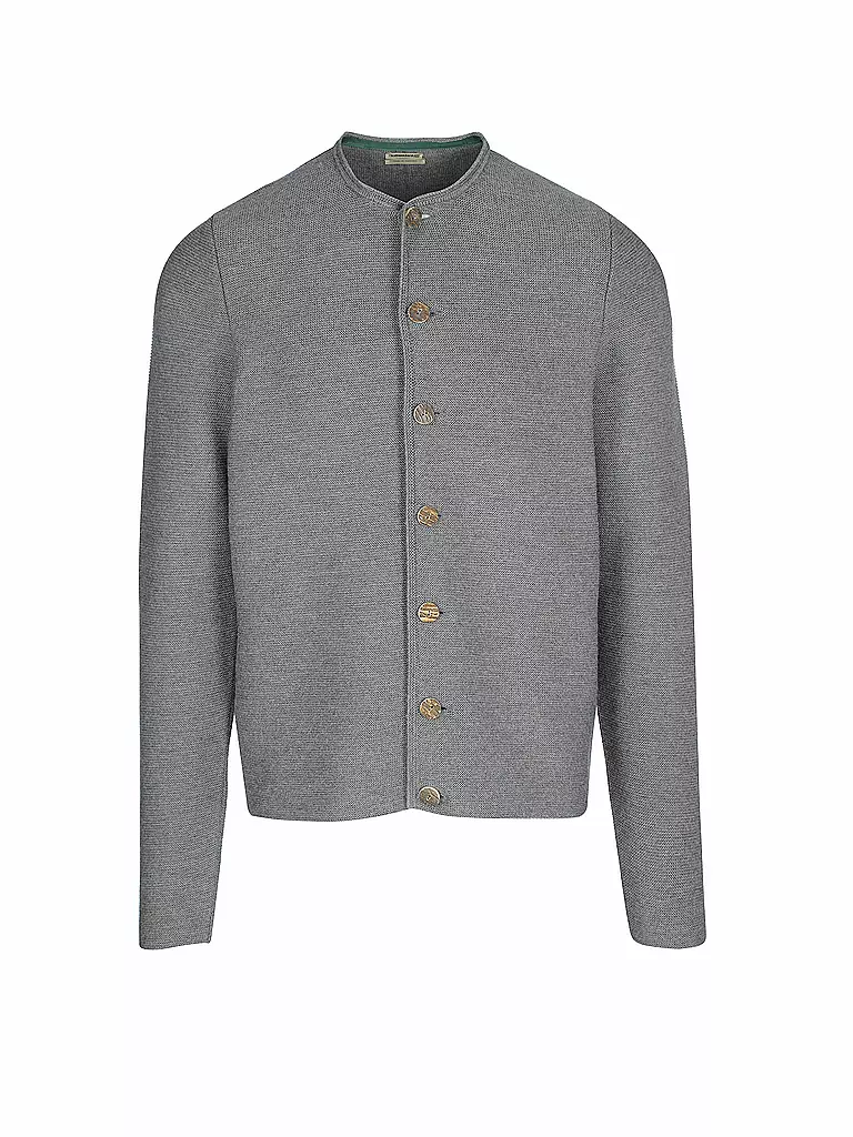 GOTTSEIDANK | Cardigan tradizionale Anselm | Grigio