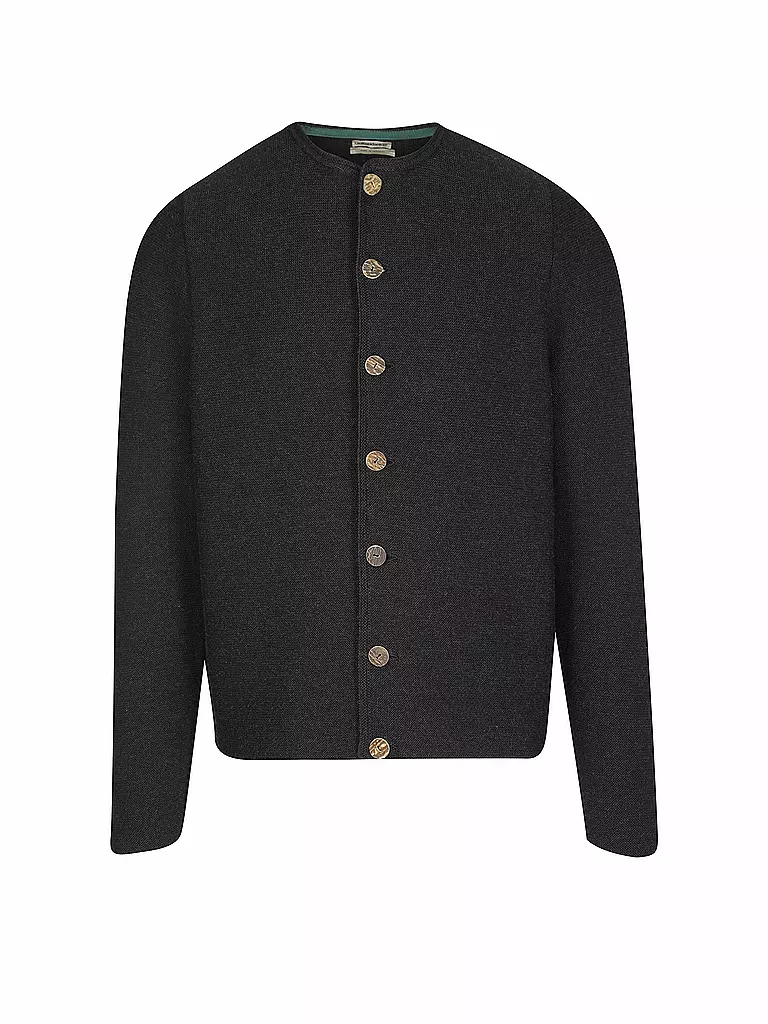 GOTTSEIDANK | Cardigan tradizionale Anselm | Nero