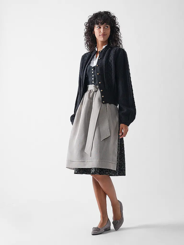 GOTTSEIDANK | Cardigan tradizionale LEA | Nero