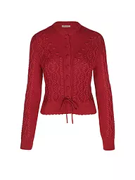 GOTTSEIDANK | Cardigan tradizionale LENE | Rosso
