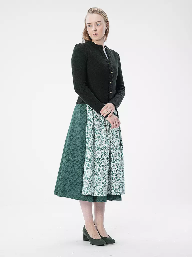 GOTTSEIDANK | Cardigan tradizionale MIRL | Oliva