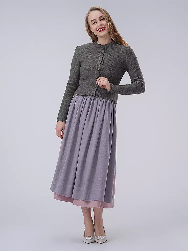 GOTTSEIDANK | Cardigan tradizionale MIRL | Grigio