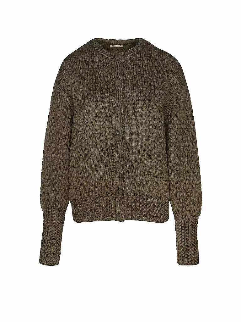 GOTTSEIDANK | Cardigan tradizionale PAULA | Oliva