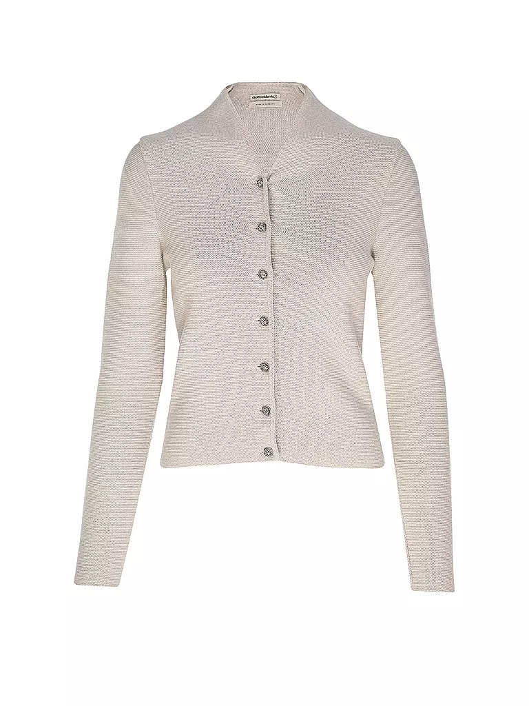 GOTTSEIDANK | Cardigan tradizionale Slim Fit ANNA | Crema