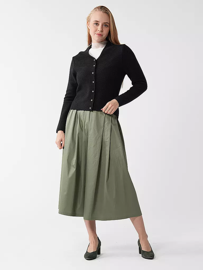 GOTTSEIDANK | Cardigan tradizionale Slim Fit ANNA | Nero