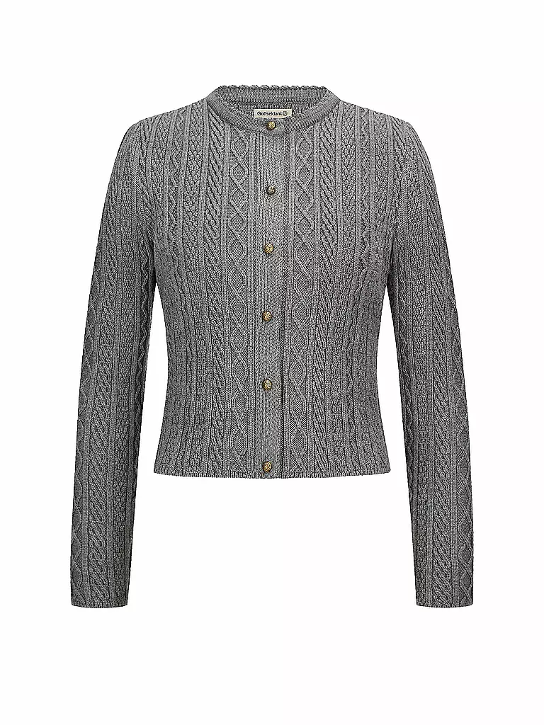 GOTTSEIDANK | Cardigan tradizionale SOPHIA | Grigio