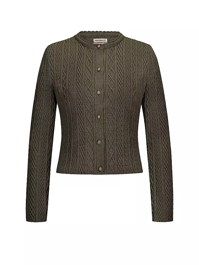 GOTTSEIDANK | Cardigan tradizionale SOPHIA | Oliva