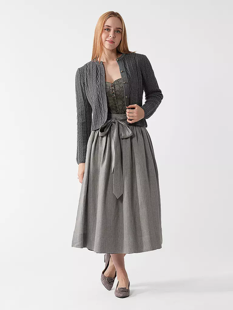GOTTSEIDANK | Cardigan tradizionale SOPHIA | Grigio