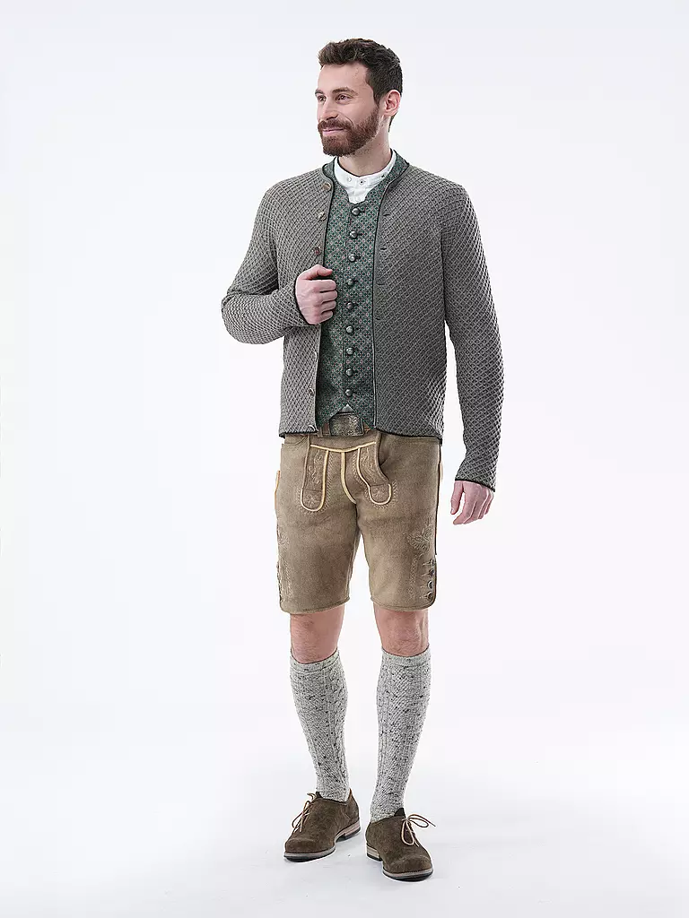 GOTTSEIDANK | Cardigan tradizionale XAVER | Beige