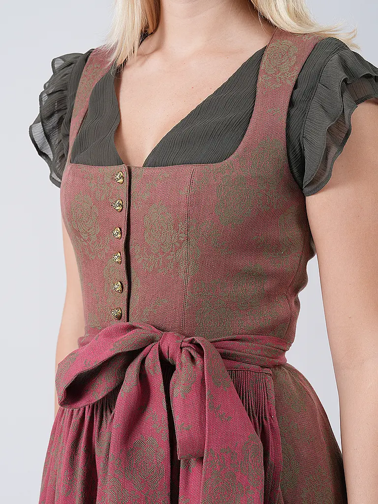 GOTTSEIDANK | Dirndl BABETTE | Rosso