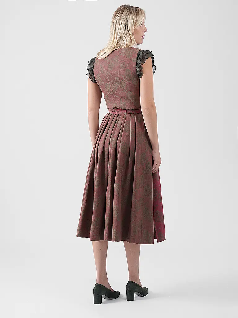 GOTTSEIDANK | Dirndl BABETTE | Rosso