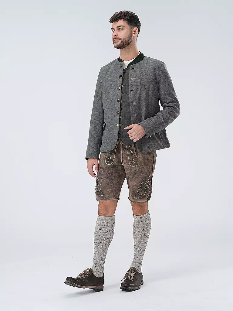 GOTTSEIDANK | Giacca tradizionale HELMUT | Grigio