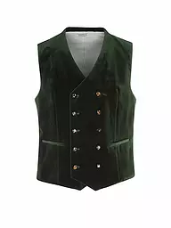 GOTTSEIDANK | Gilet tradizionale ADAM | Verde scuro