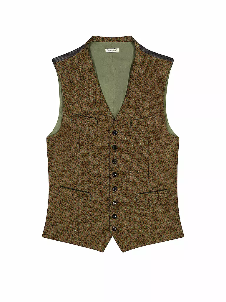GOTTSEIDANK | Gilet tradizionale ELIAS | Marrone