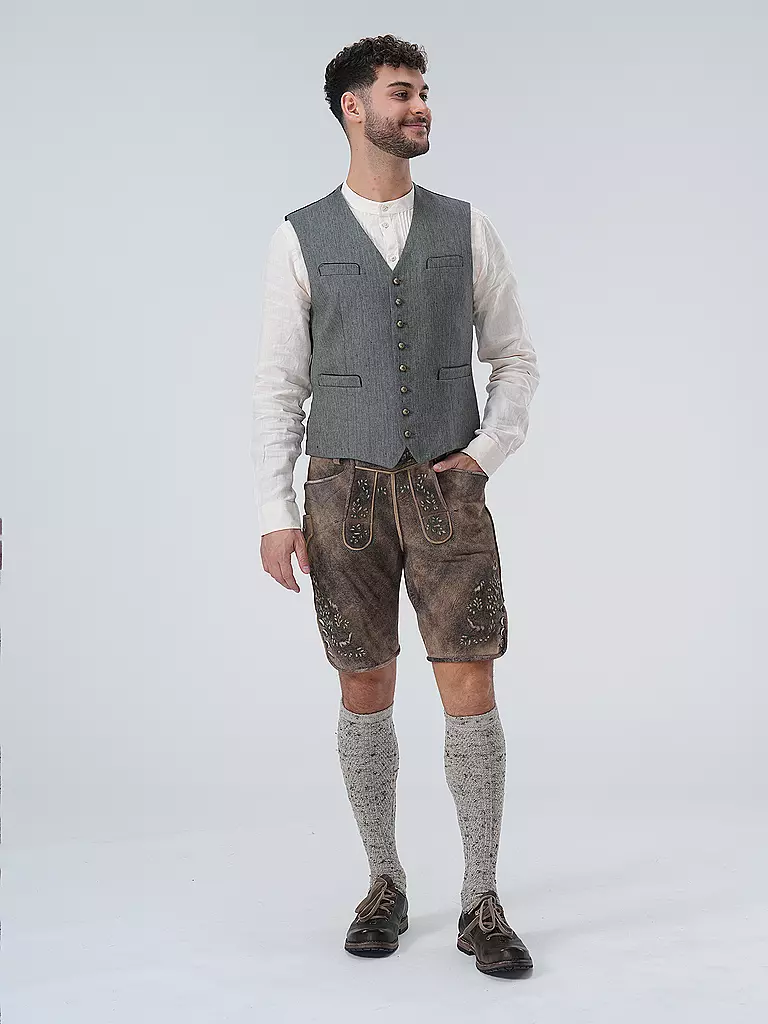 GOTTSEIDANK | Gilet tradizionale ELIAS | Grigio