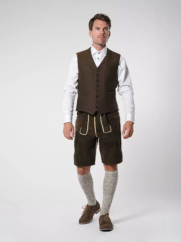 GOTTSEIDANK | Gilet tradizionale ELIAS | Marrone