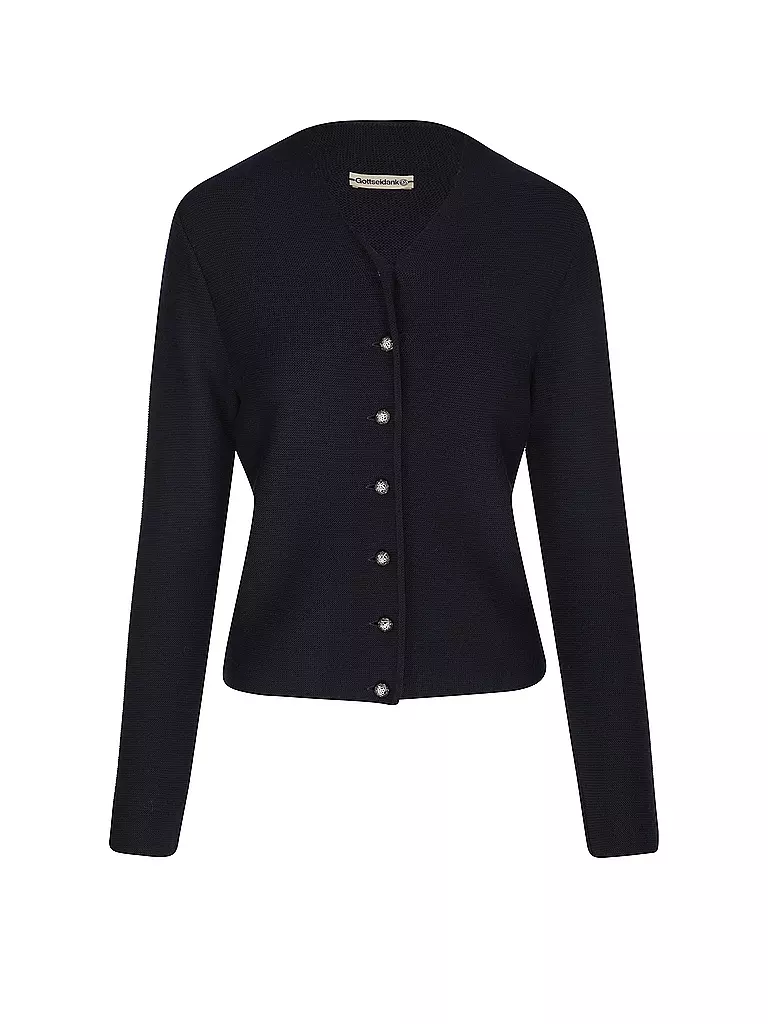 GOTTSEIDANK | Gilet tradizionale in maglia ANNA | Blu