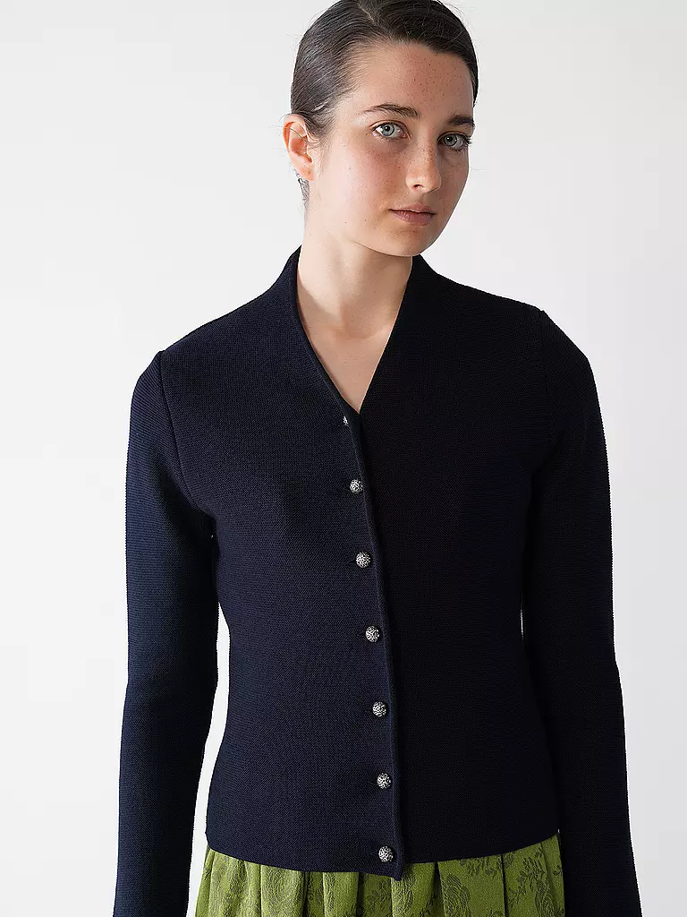 GOTTSEIDANK | Gilet tradizionale in maglia ANNA | Blu