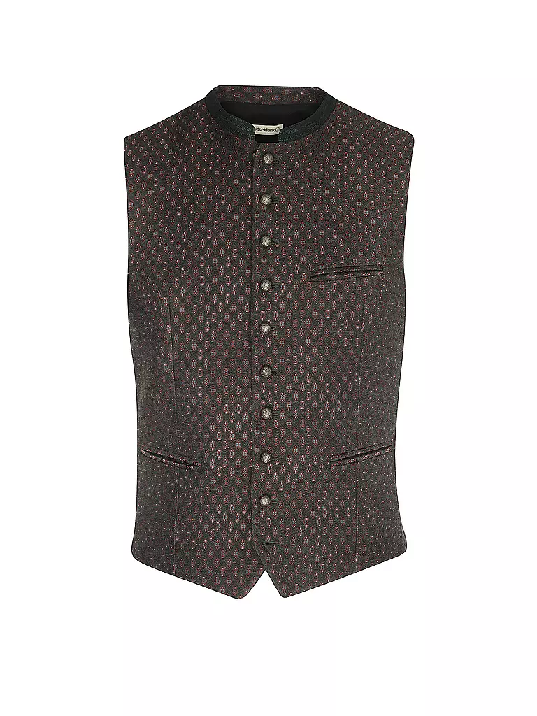 GOTTSEIDANK | Gilet tradizionale KONSTANTIN | Verde scuro