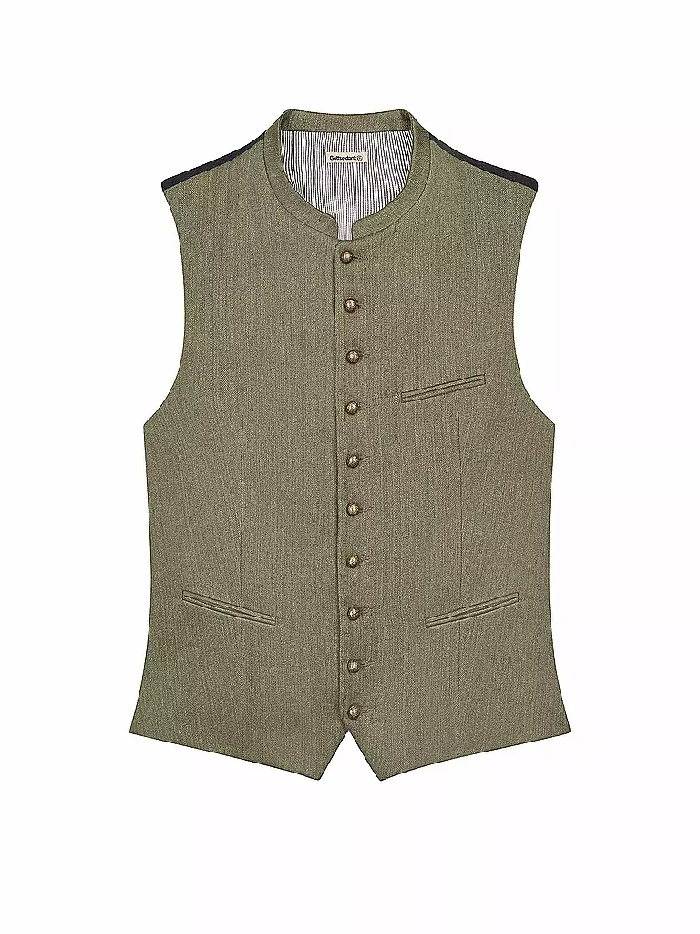 GOTTSEIDANK | Gilet tradizionale KONSTANTIN | Oliva