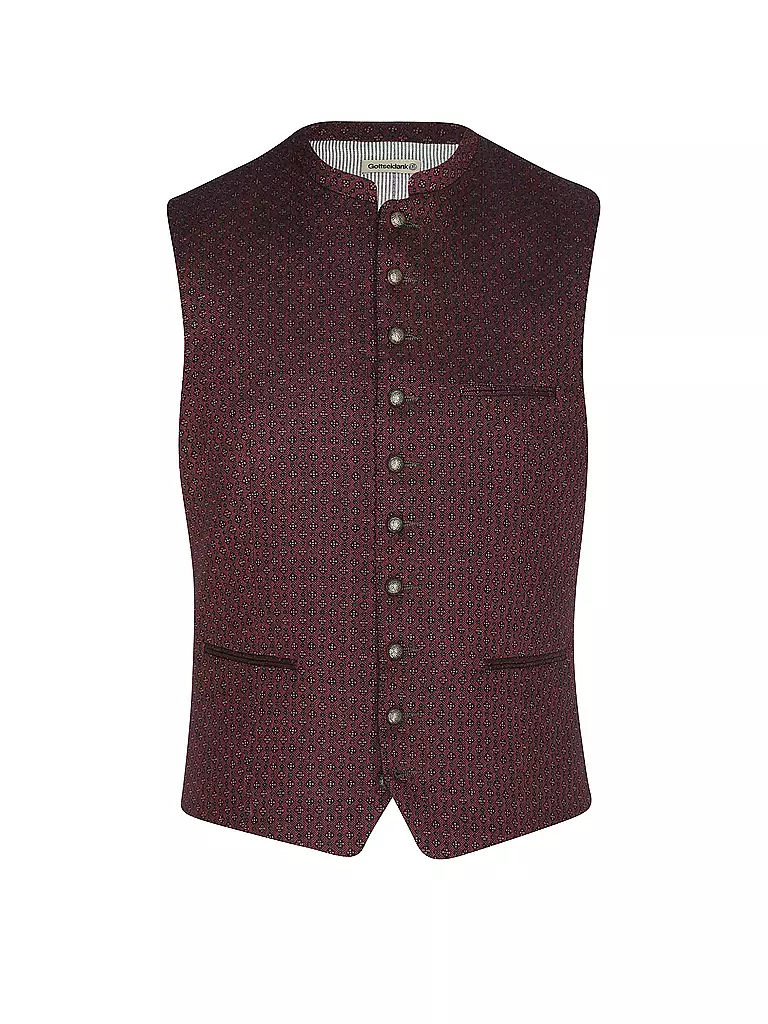 GOTTSEIDANK | Gilet tradizionale KONSTANTIN | Rosso scuro