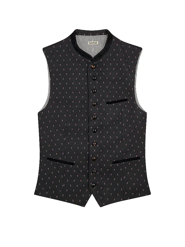 GOTTSEIDANK | Gilet tradizionale KONSTANTIN | Nero