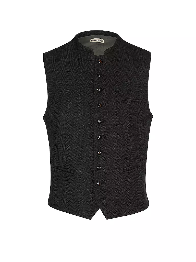 GOTTSEIDANK | Gilet tradizionale KONSTANTIN | Verde scuro