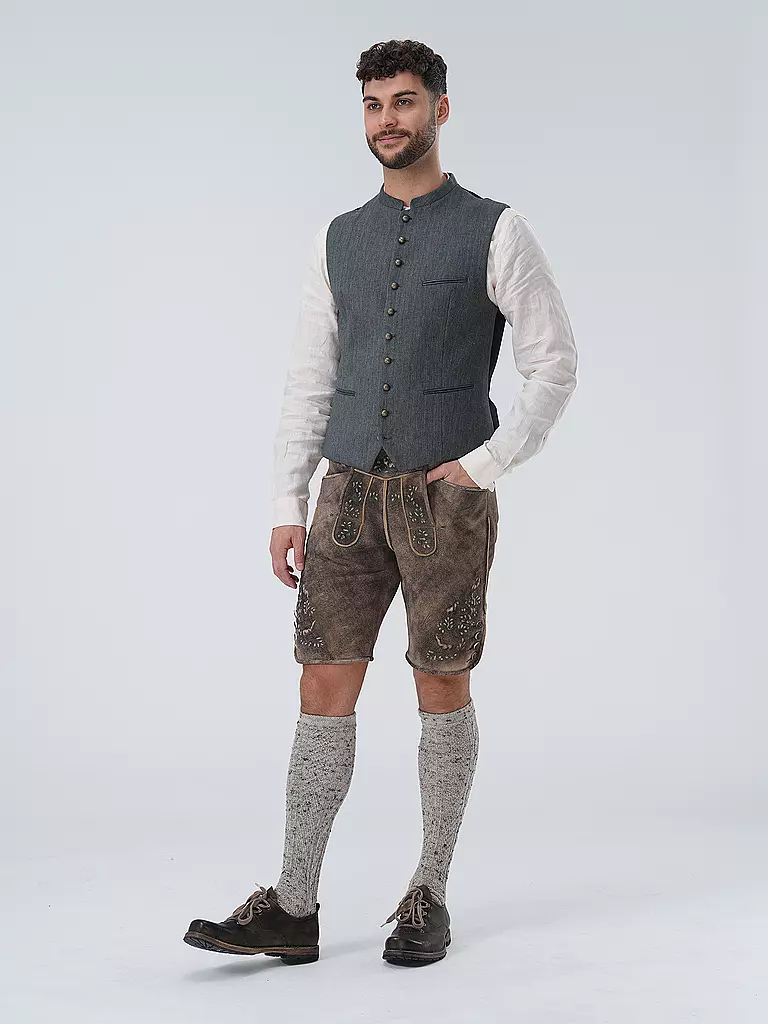GOTTSEIDANK | Gilet tradizionale KONSTANTIN | Oliva