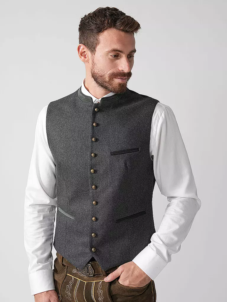 GOTTSEIDANK | Gilet tradizionale KONSTANTIN | Grigio