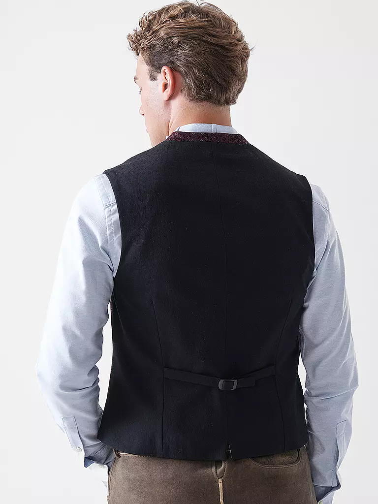 GOTTSEIDANK | Gilet tradizionale KONSTANTIN | Rosso scuro