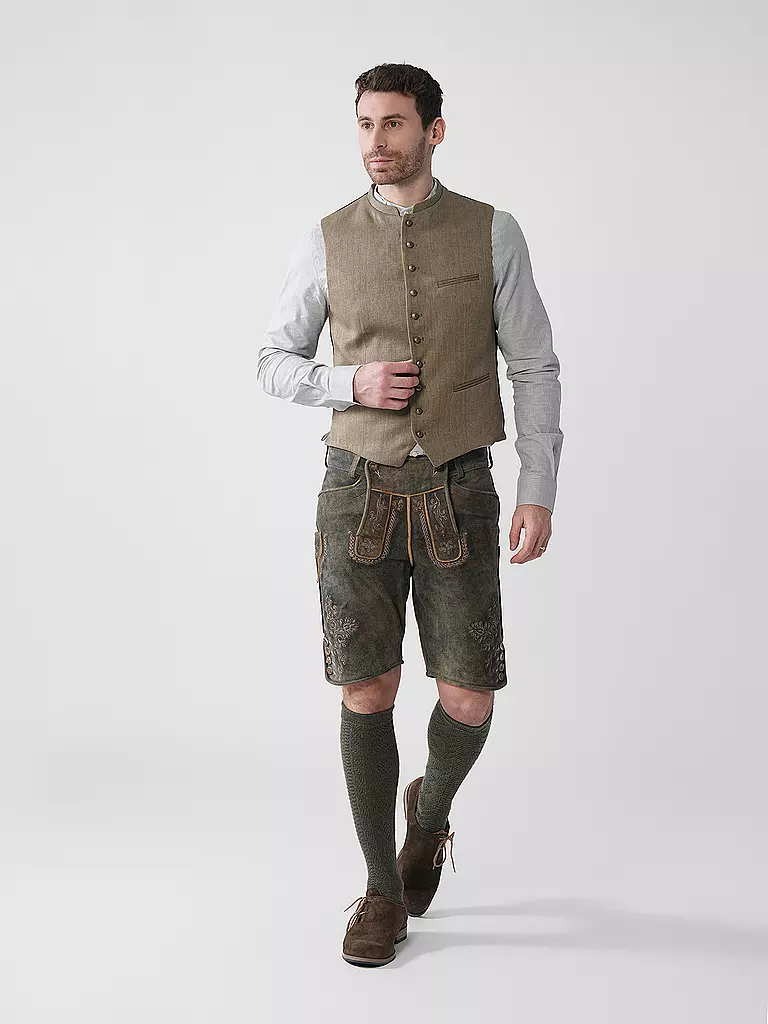 GOTTSEIDANK | Gilet tradizionale | Oliva