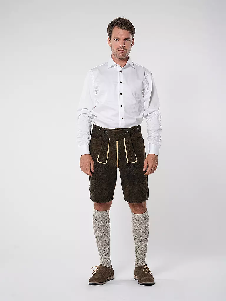 GOTTSEIDANK | Lederhose | Marrone