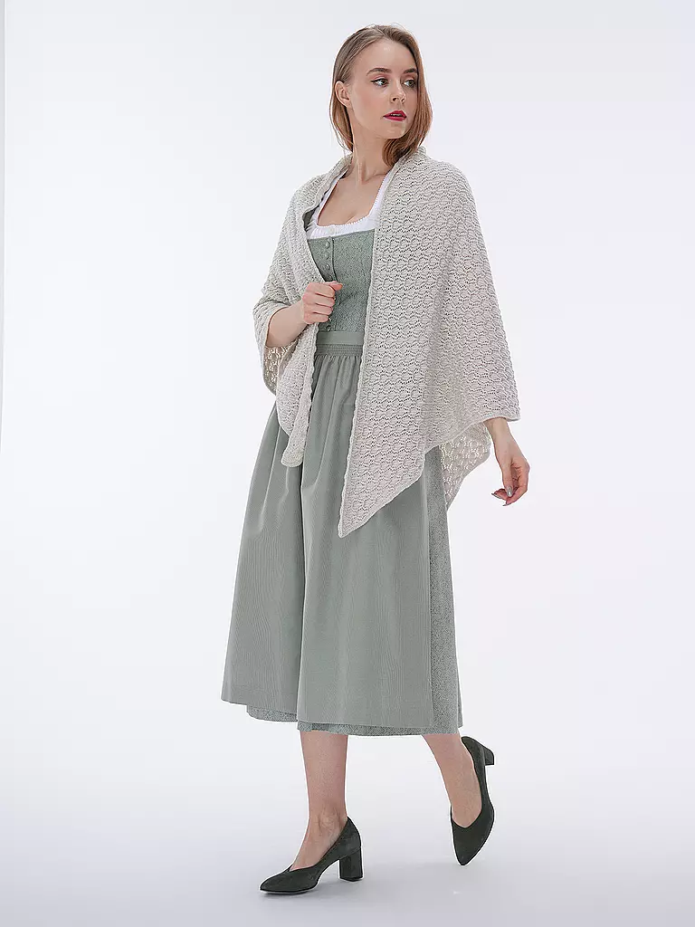 GOTTSEIDANK | Stola tradizionale JOLANDA | Crema