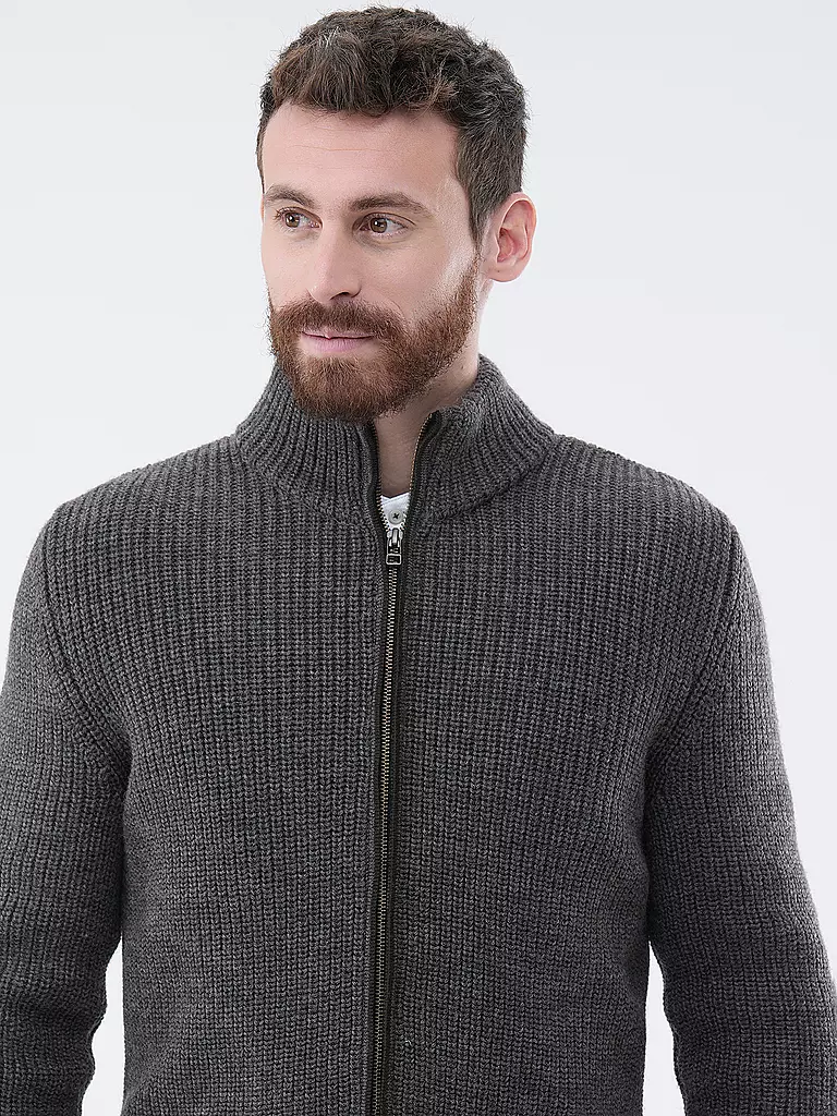 GOTTSEIDANK | Trachten Strickjacke LEVIN | Grigio
