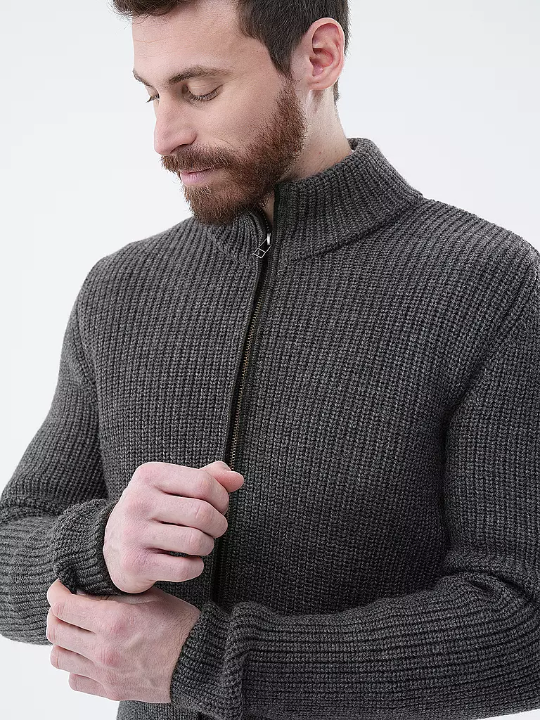 GOTTSEIDANK | Trachten Strickjacke LEVIN | Grigio